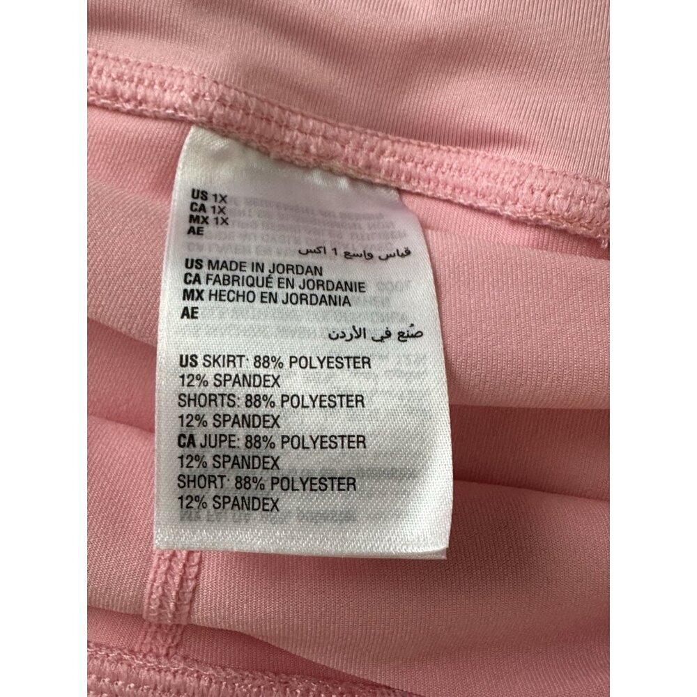 ID Ideology Plus Size Dreamy Bubble-Printed Tiered Flounce Pull-on Skort Pink - Picture 8 of 16